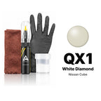 Touch-up paint for Nissan Cube QX1 White Diamond, Complete kit