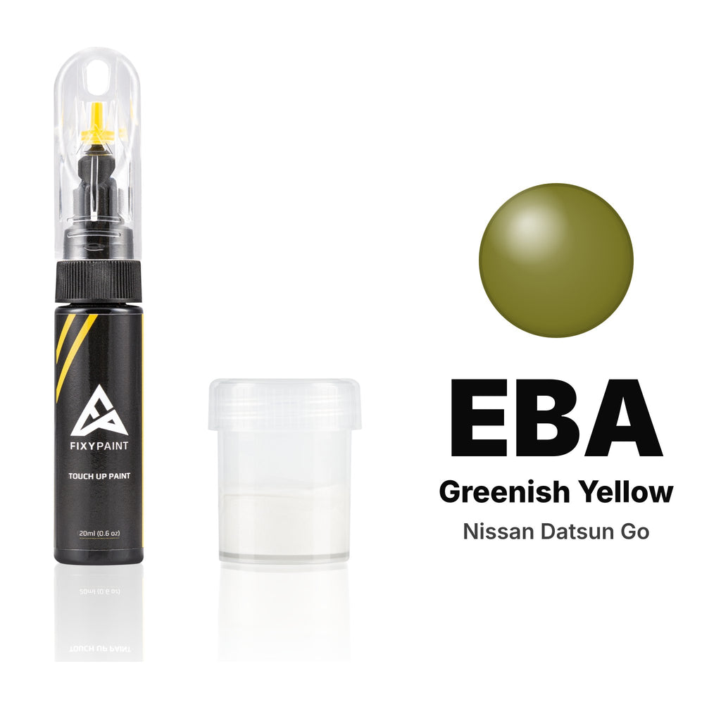 Touch-up paint for Nissan Datsun GO EBA Greenish Yellow, Standard kit