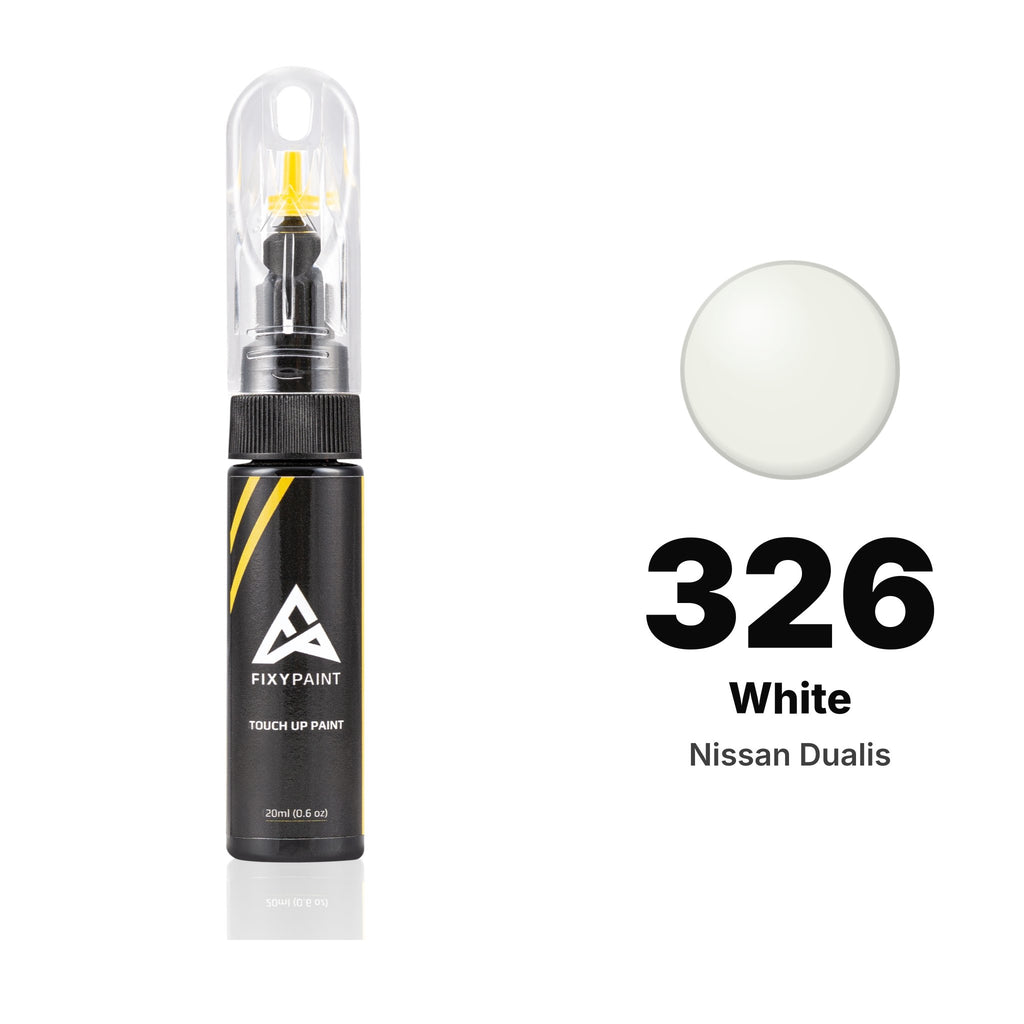 Touch-up paint for Nissan Dualis 326 White, Basic kit