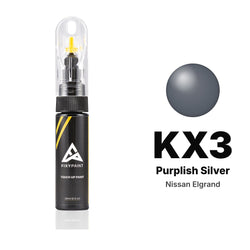 Touch-up paint for Nissan Elgrand KX3 Purplish Silver, Basic kit