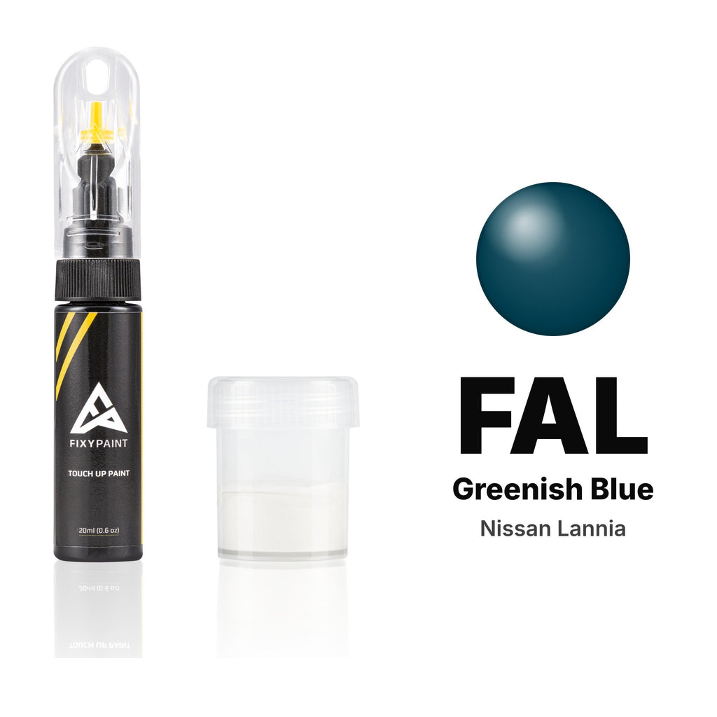 Lackstift für Nissan Lannia – FAL Greenish Blue (2022–2024), Set Standard