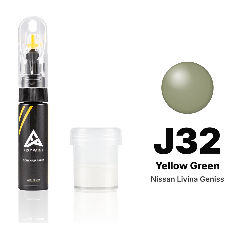 Touch-up paint for Nissan Livina Geniss J32 Yellow Green, Standard kit