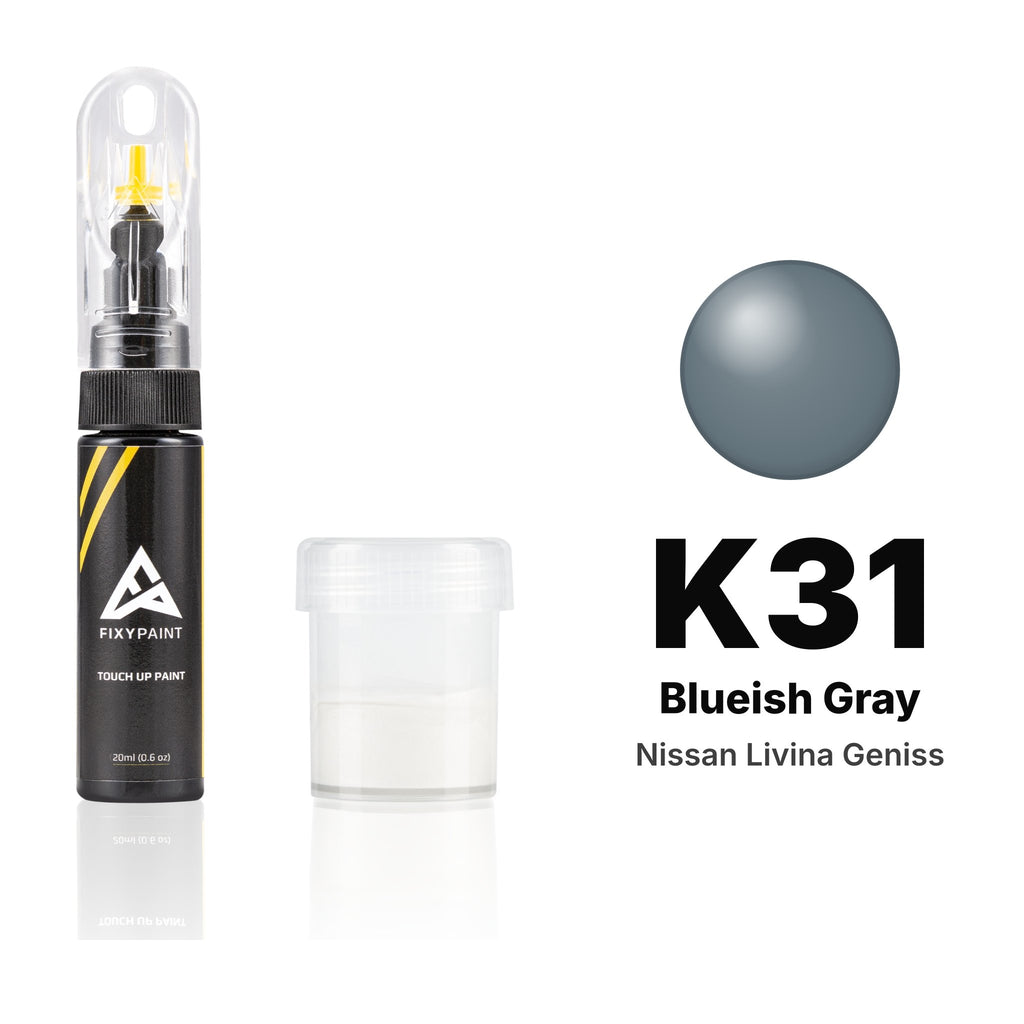 Pintura de retoque para Nissan Livina Geniss – K31 Blueish Gray (2017–2019), kit Estándar