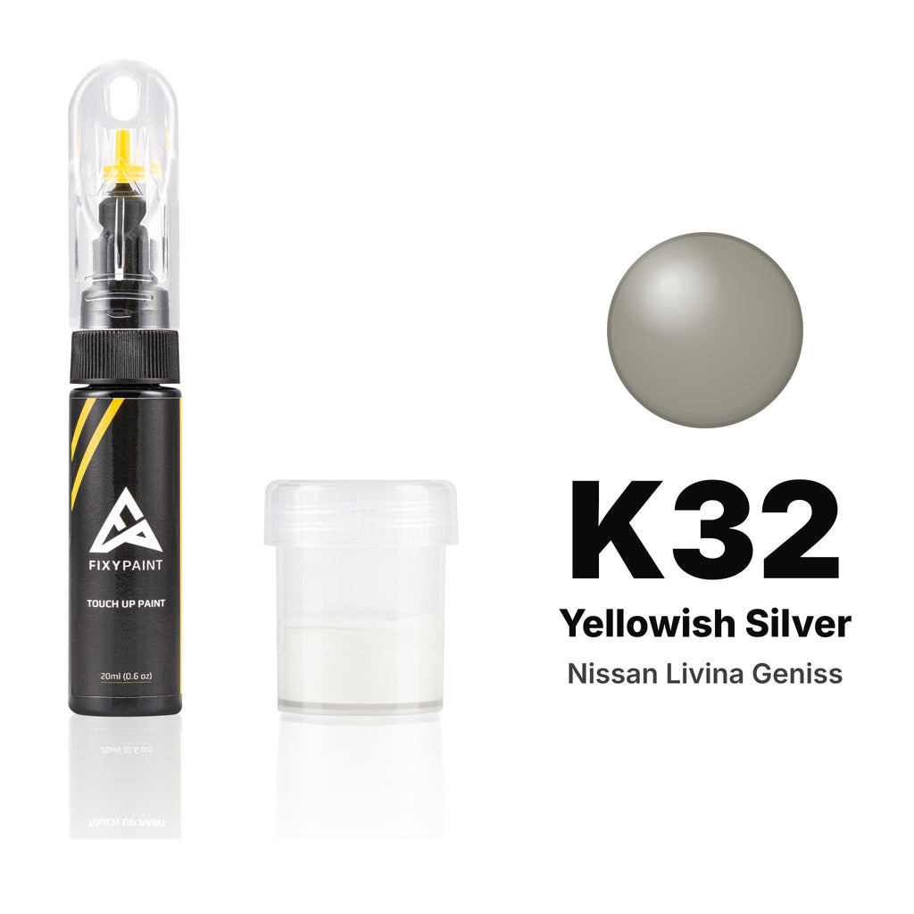 Touch-up paint for Nissan Livina Geniss K32 Yellowish Silver, Standard kit