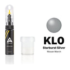 Touch-up paint for Nissan March KL0 Starburst Silver, Standard kit