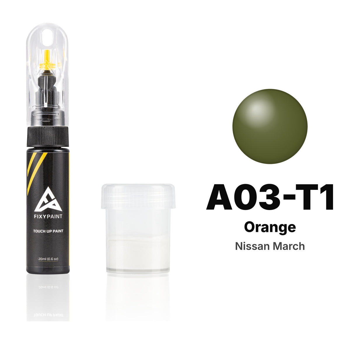 Touch-up paint for Nissan March A03-T1 Orange, Standard kit