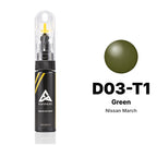 Touch-up paint for Nissan March D03-T1 Green, Basic kit