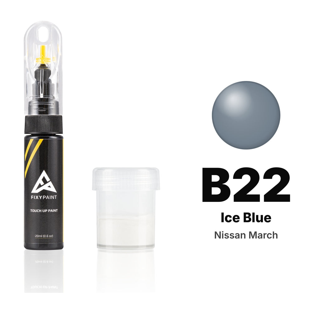 Touch-up paint for Nissan March B22 Ice Blue, Standard kit