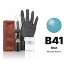 Touch-up paint for Nissan March B41 Blue, Complete kit