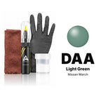 Touch-up paint for Nissan March DAA Light Green, Complete kit