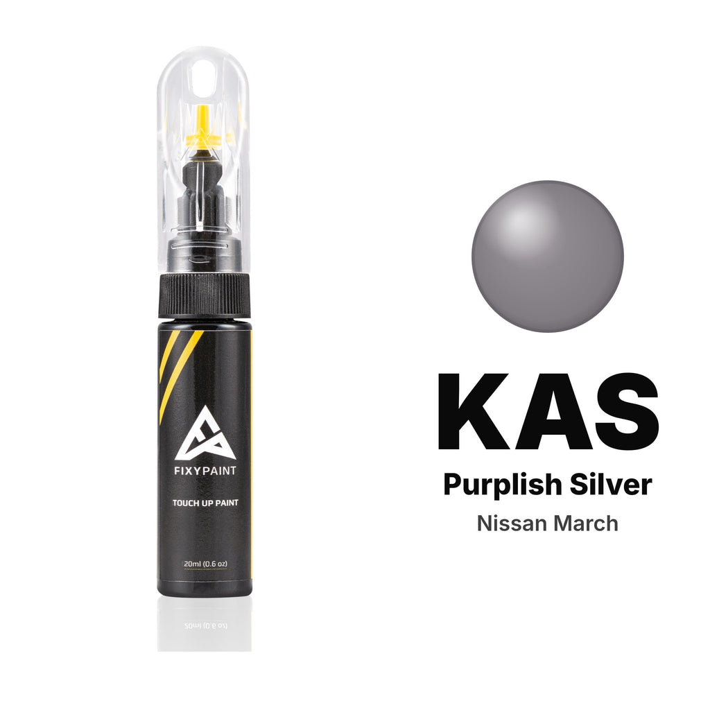 Touch-up paint for Nissan March KAS Purplish Silver, Basic kit