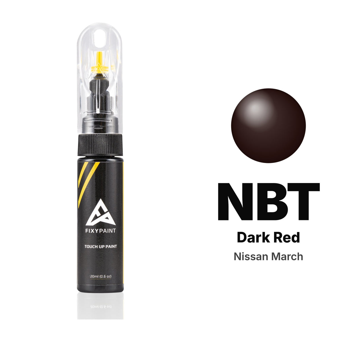 Touch-up paint for Nissan March NBT Dark Red, Basic kit