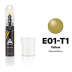 Touch-up paint for Nissan Micra E01-T1 Yellow, Standard kit