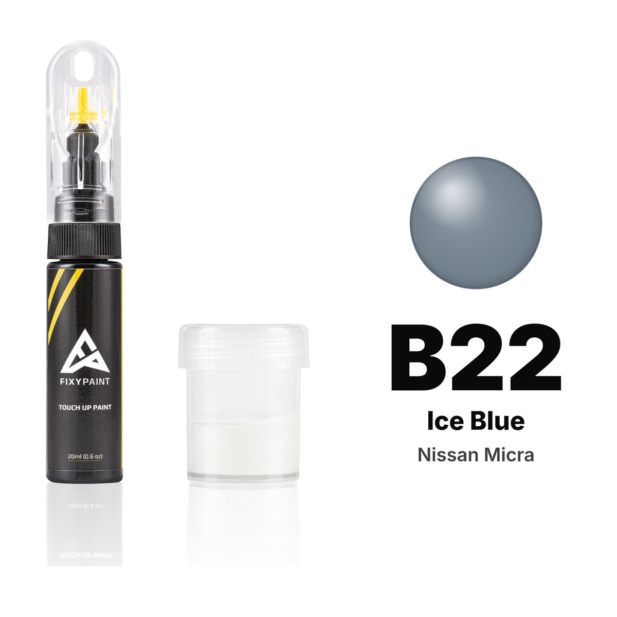 Touch-up paint for Nissan Micra B22 Ice Blue, Standard kit