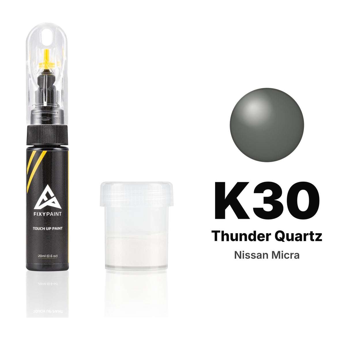 Pintura de retoque para Nissan Micra – K30 Thunder Quartz (2007–2008), kit Estándar