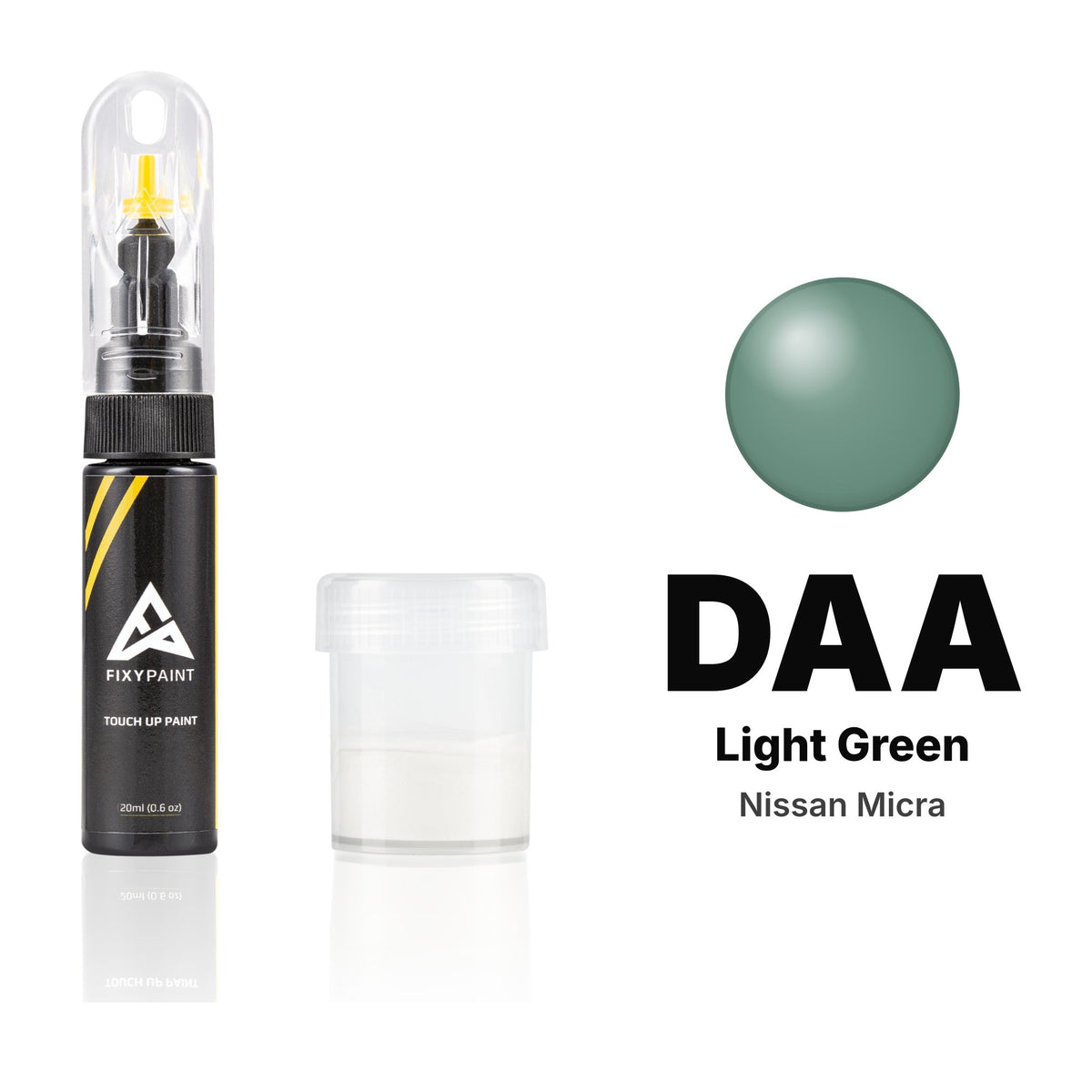 Touch-up paint for Nissan Micra DAA Light Green, Standard kit