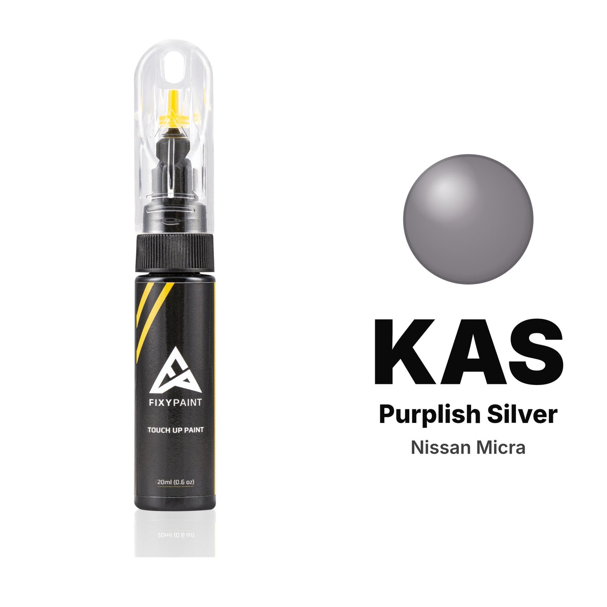 Touch-up paint for Nissan Micra KAS Purplish Silver, Basic kit