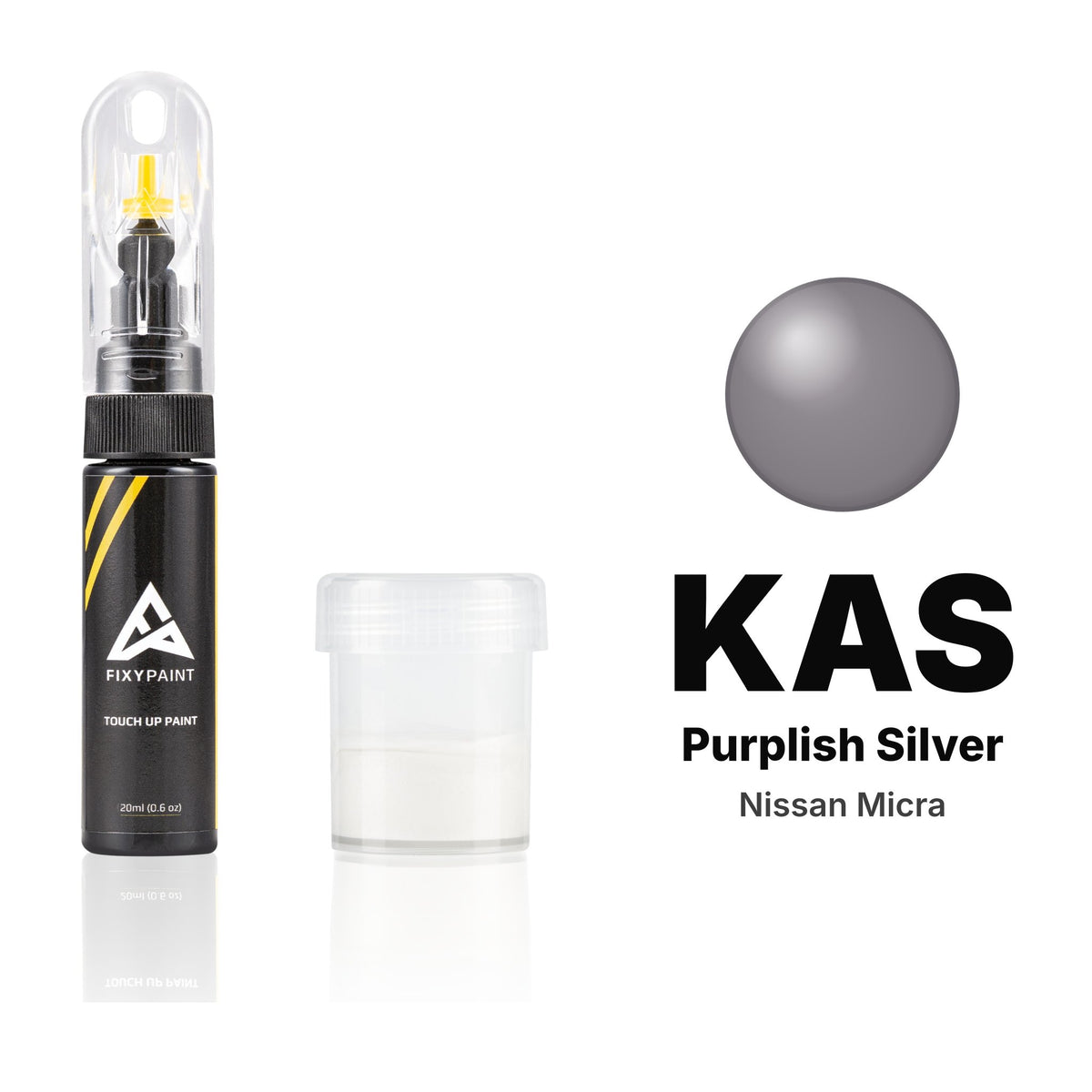 Touch-up paint for Nissan Micra KAS Purplish Silver, Standard kit
