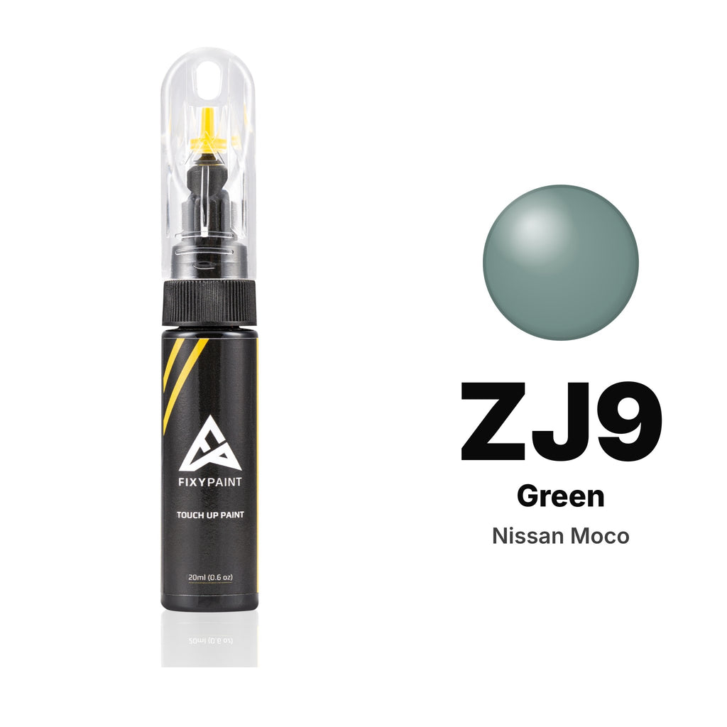 Touch-up paint for Nissan Moco ZJ9 Green, Basic kit
