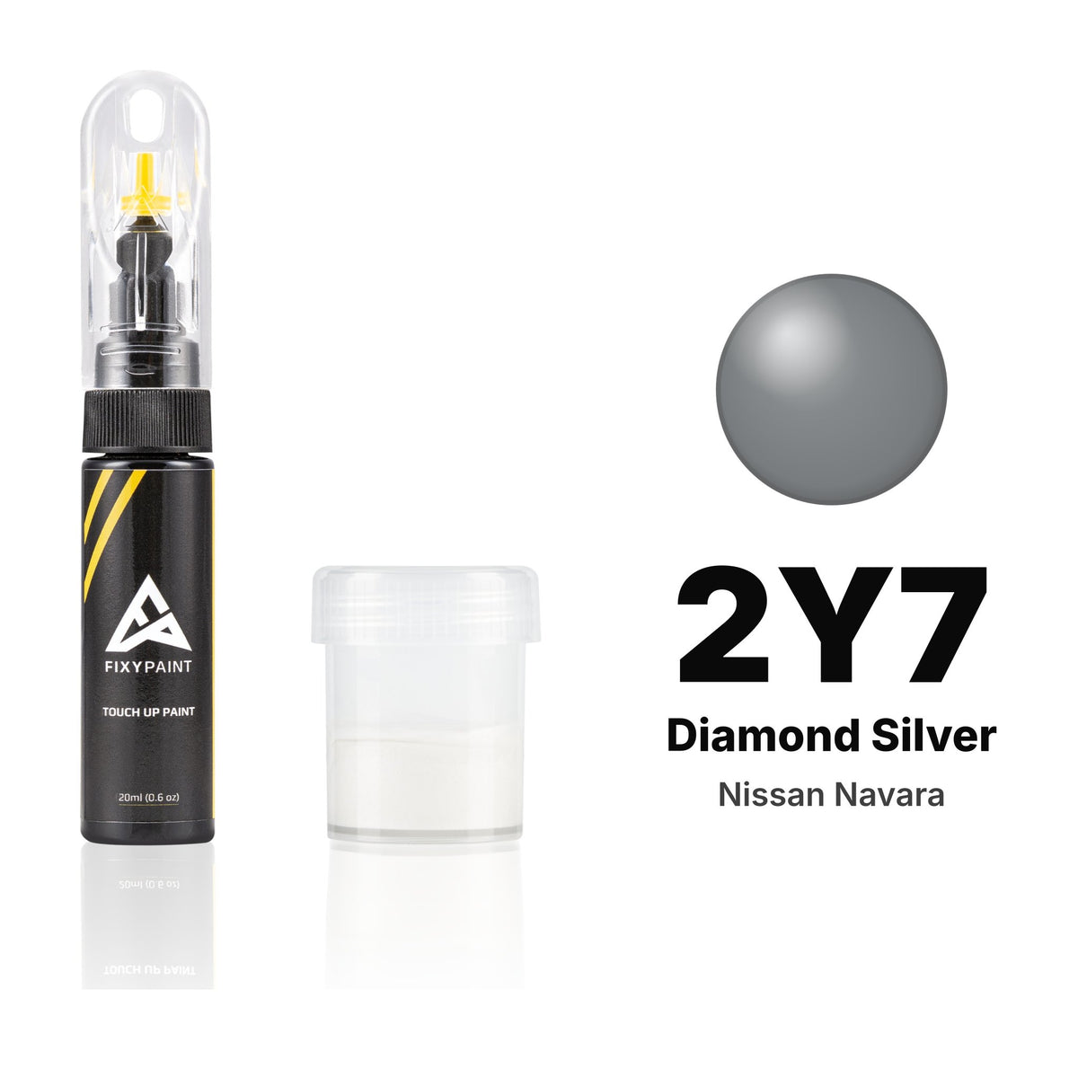 Lackstift für Nissan Navara – 2Y7 Diamond Silver (2008), Set Standard