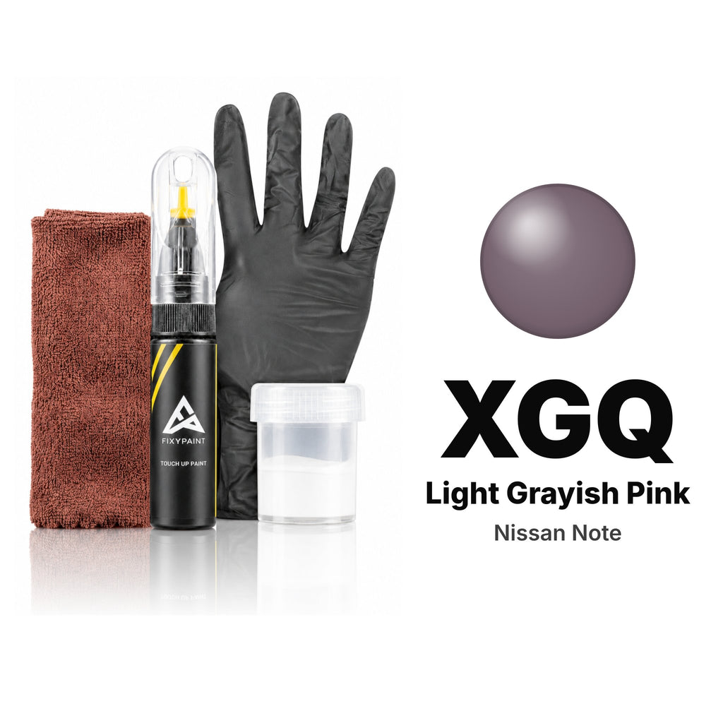 Pintura de retoque para Nissan Note – XGQ Light Grayish Pink (2023–2024), kit Completo