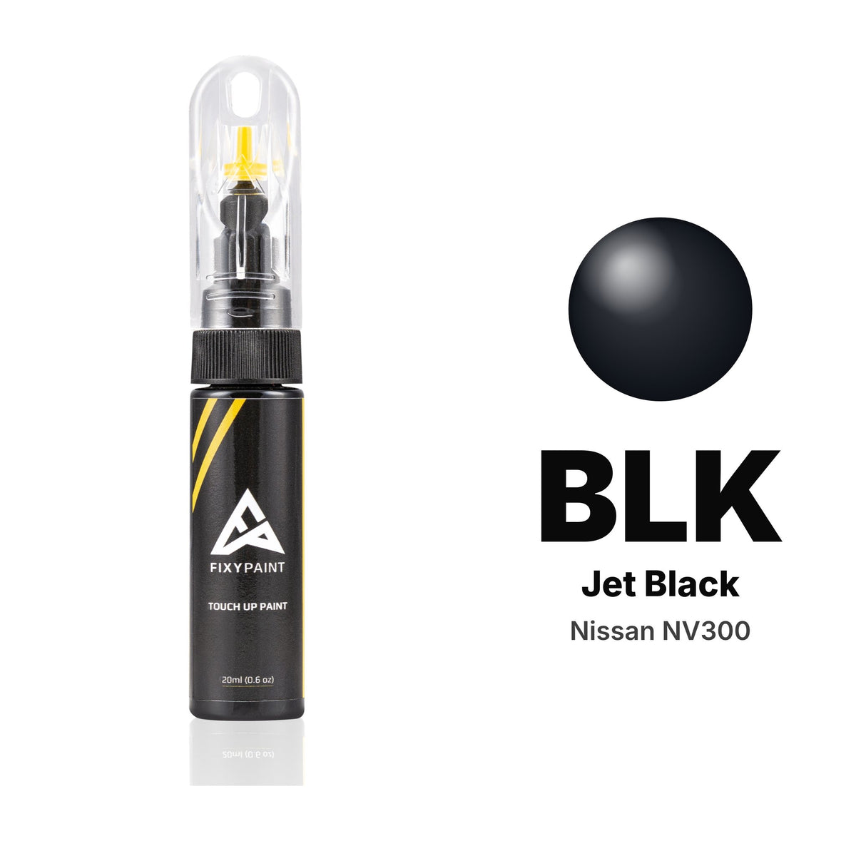 Touch-up paint for Nissan NV300 BLK Jet Black, Basic kit