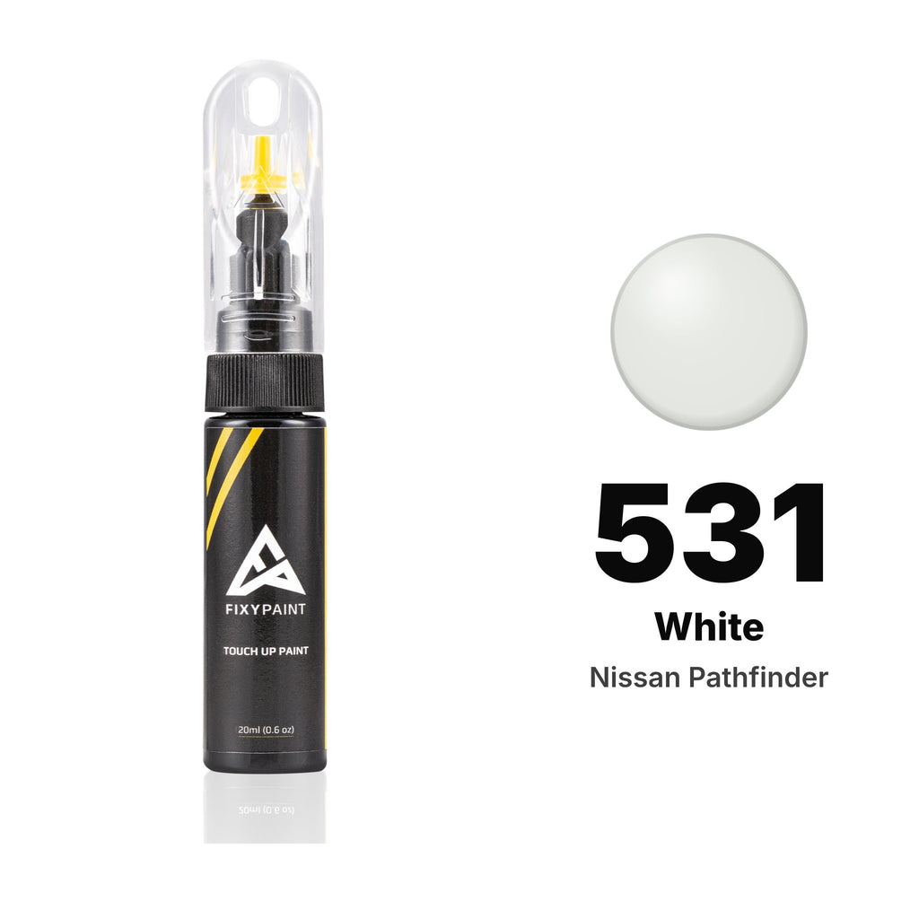 Touch-up paint for Nissan Pathfinder 531 White, Basic kit