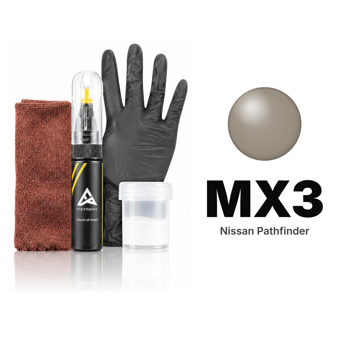 Touch-up paint for Nissan Pathfinder MX3, Complete kit
