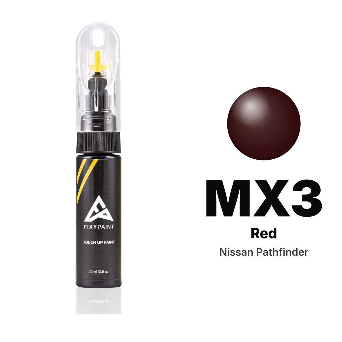 Pintura de retoque para Nissan Pathfinder – MX3 Red (2002), kit Básico