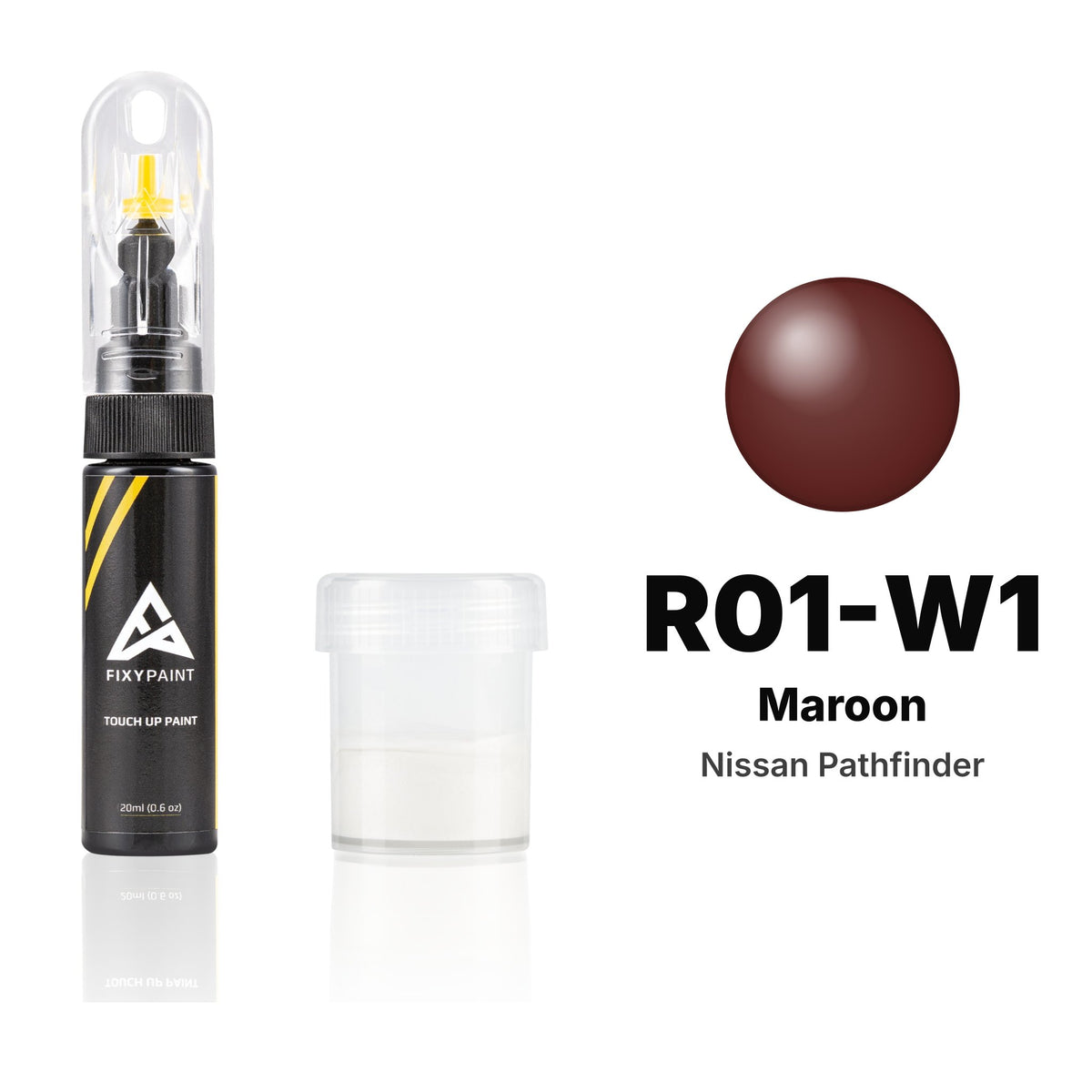 Touch-up paint for Nissan Pathfinder R01-W1 Maroon, Standard kit