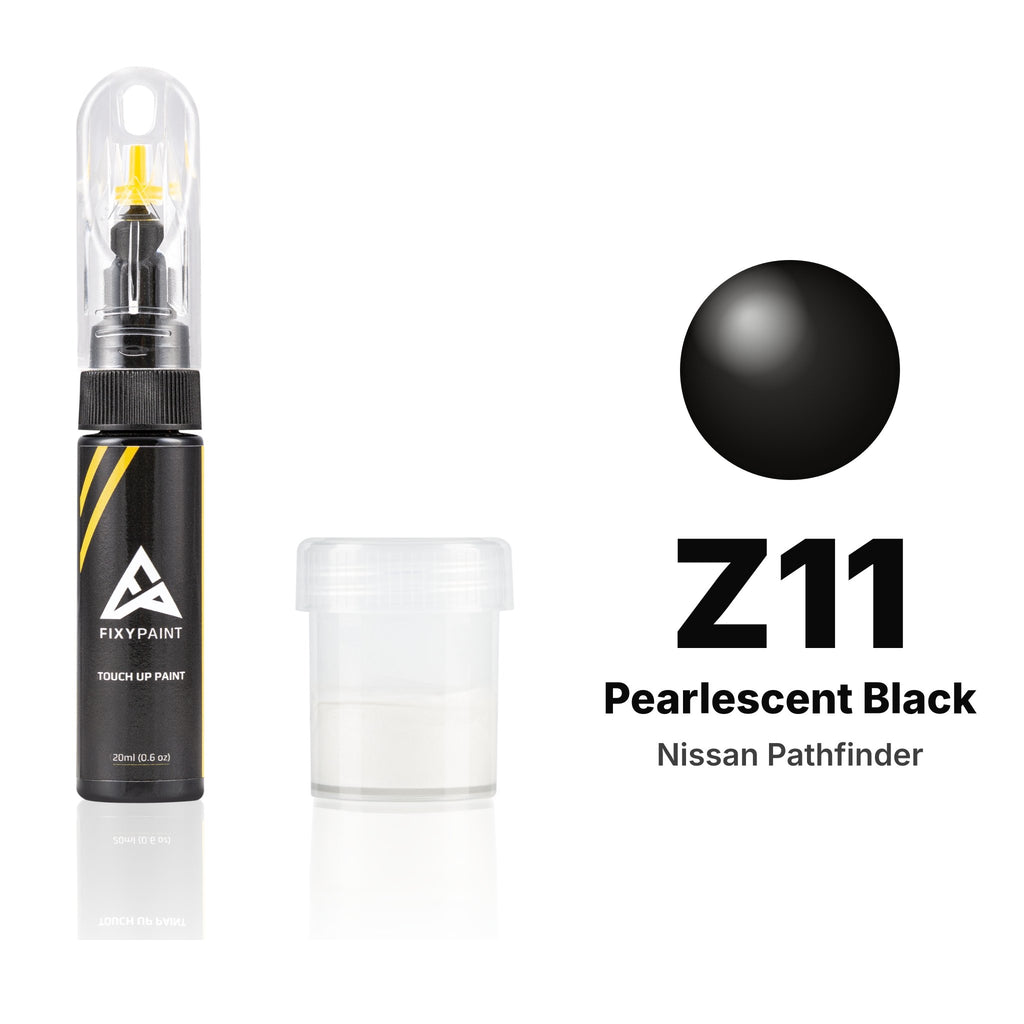 Lackstift für Nissan Pathfinder – Z11 Pearlescent Black (2019–2022), Set Standard