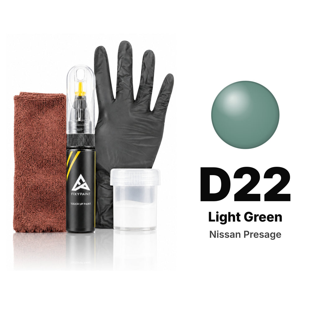 Touch-up paint for Nissan Presage D22 Light Green, Complete kit