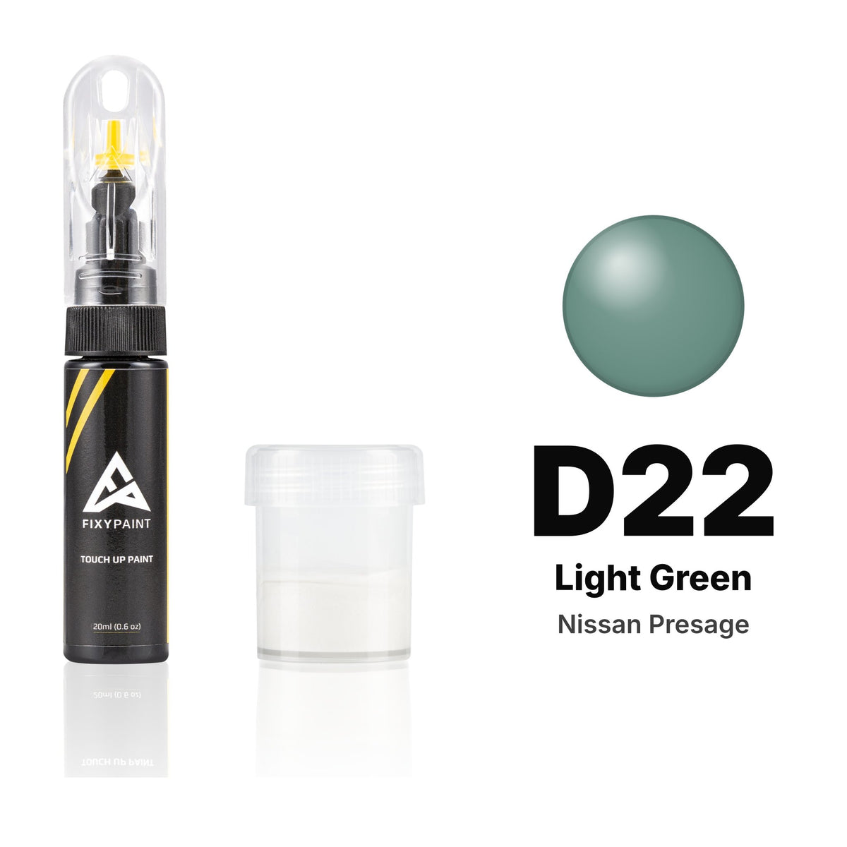 Touch-up paint for Nissan Presage D22 Light Green, Standard kit