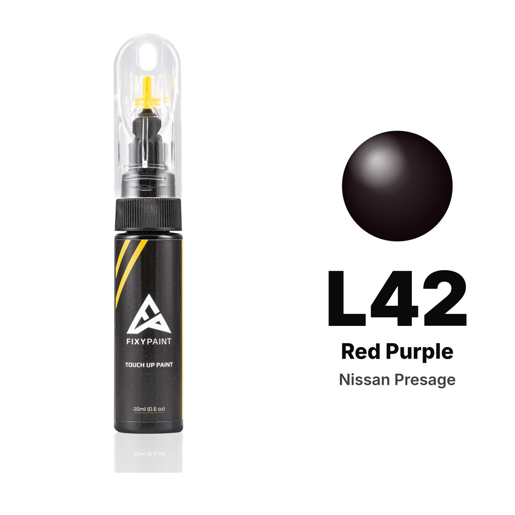 Touch-up paint for Nissan Presage L42 Red Purple, Basic kit