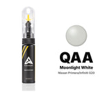 Lackstift für Nissan Primera/Infiniti G20 – QAA Moonlight White (2011), Set Basis
