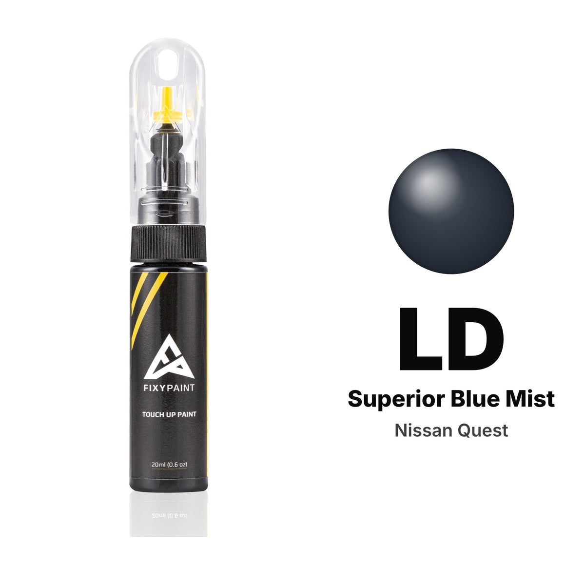 Touch-up paint for Nissan Quest LD Superior Blue Mist, Basic kit