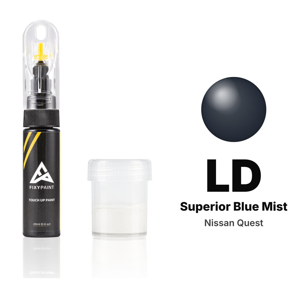Touch-up paint for Nissan Quest LD Superior Blue Mist, Standard kit