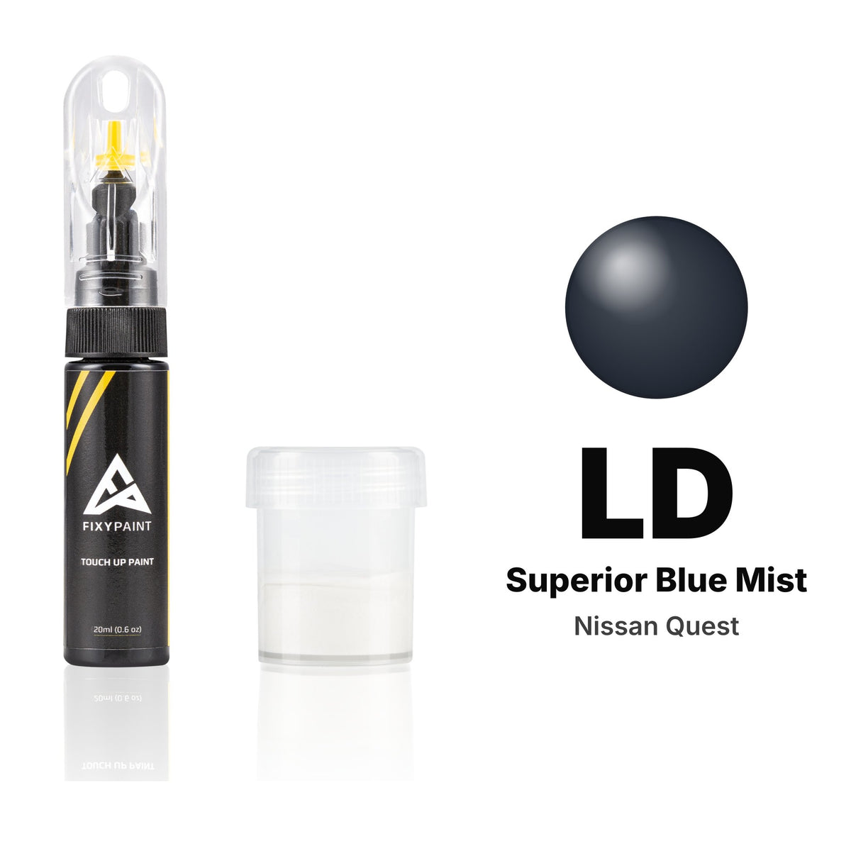 Touch-up paint for Nissan Quest LD Superior Blue Mist, Standard kit