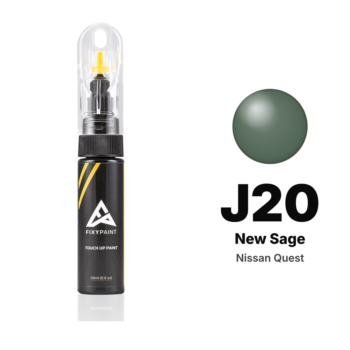Touch-up paint for Nissan Quest J20 New Sage, Basic kit