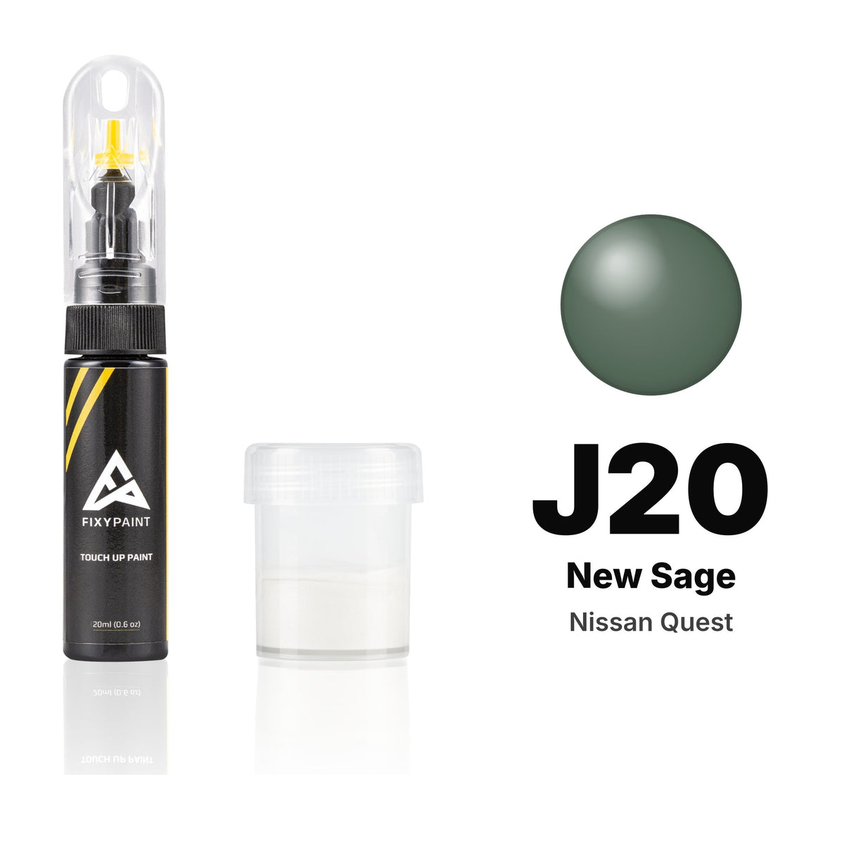 Touch-up paint for Nissan Quest J20 New Sage, Standard kit