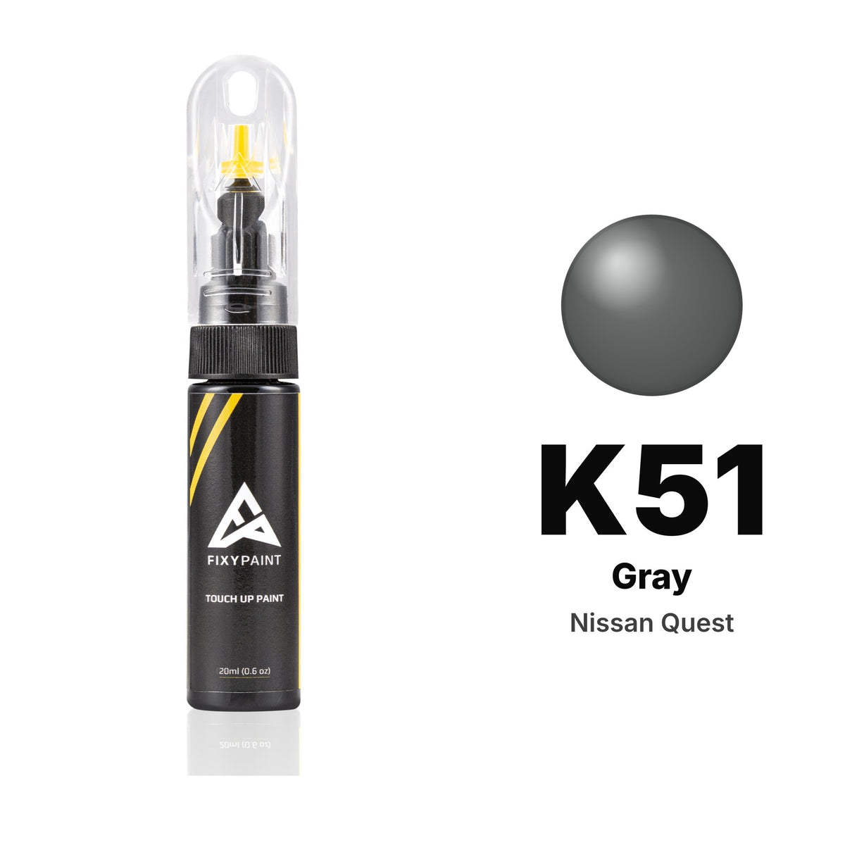 Touch-up paint for Nissan Quest K51 Gray, Basic kit