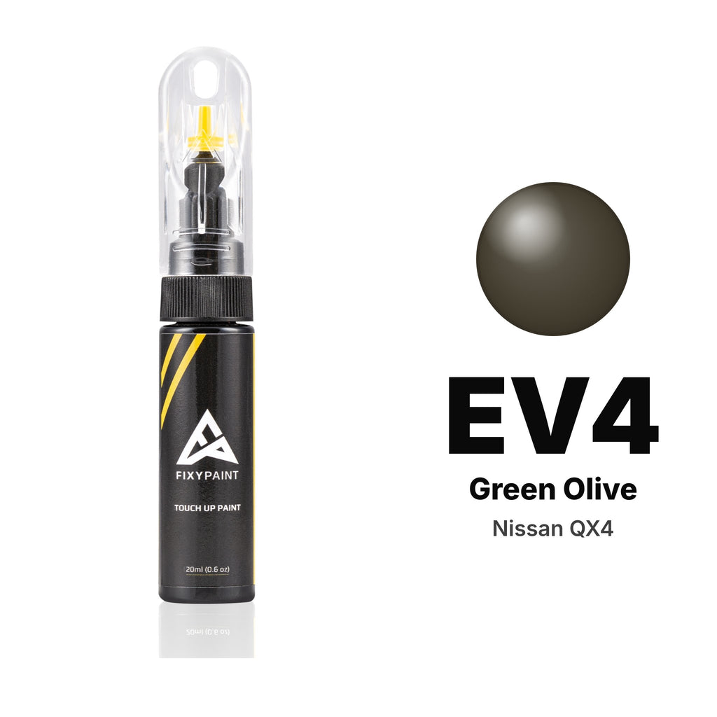 Touch-up paint for Nissan QX4 EV4 Green Olive, Basic kit