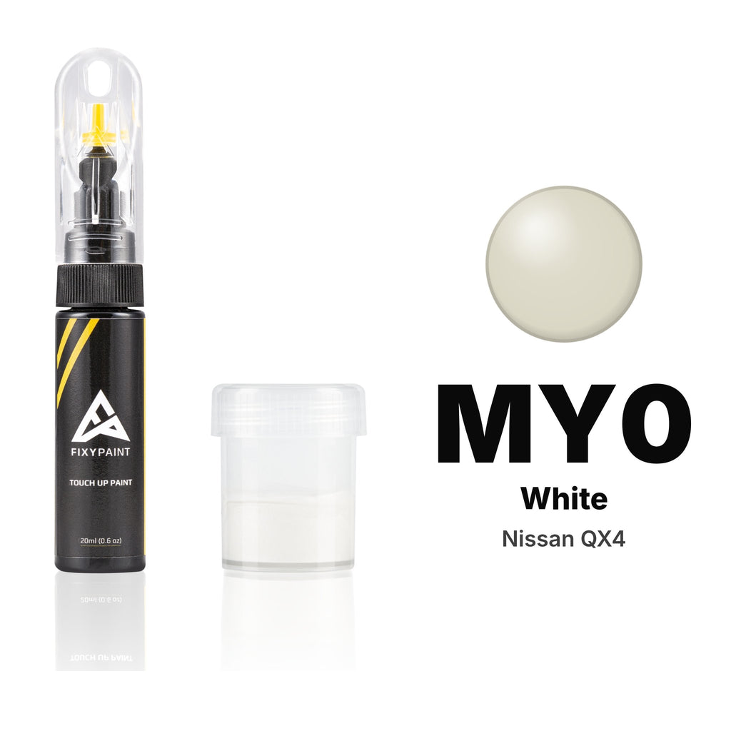 Pintura de retoque para Nissan QX4 – MY0 White (2003), kit Estándar