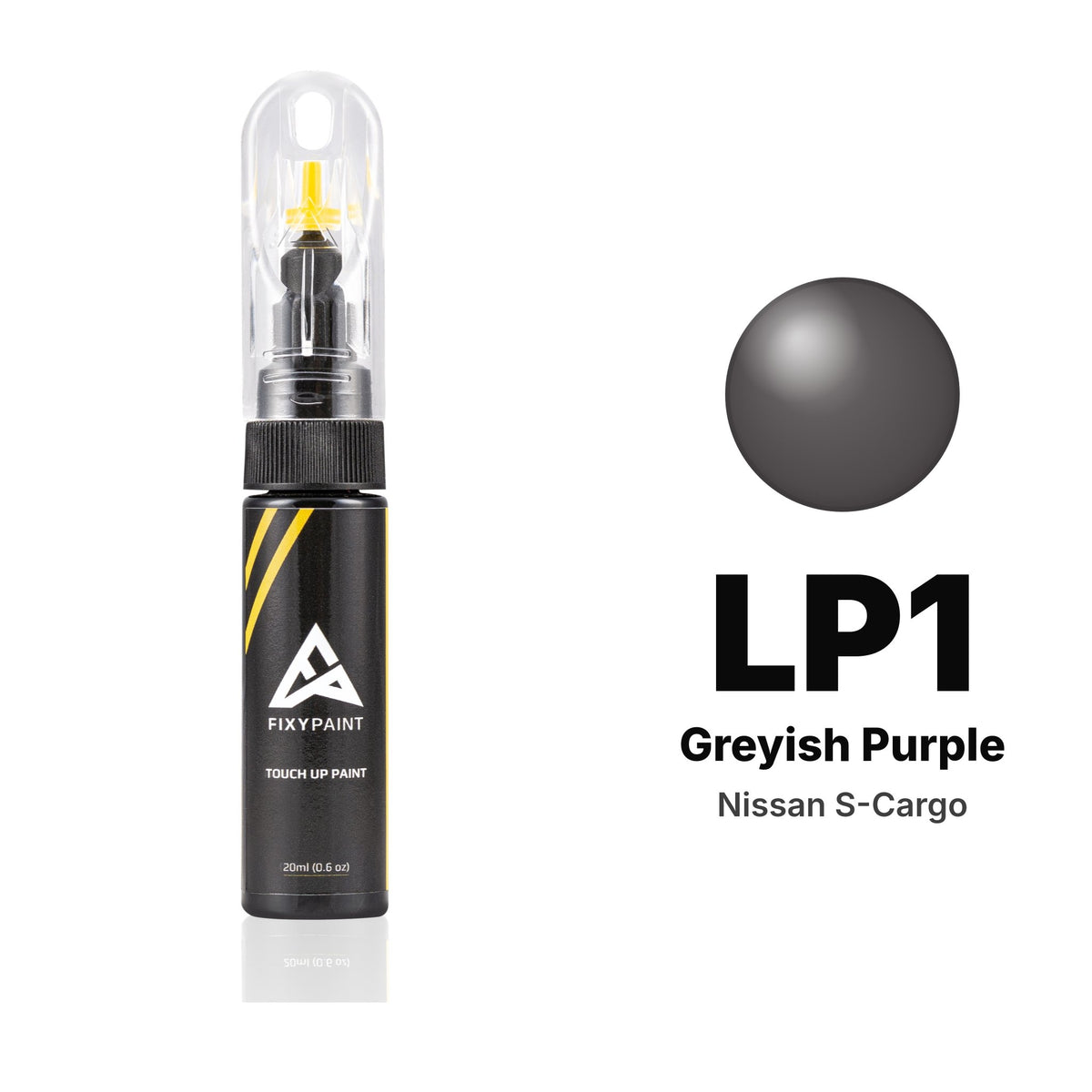 Lackstift für Nissan S-Cargo – LP1 Greyish Purple (1999–2002), Set Basis