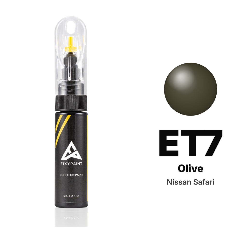 Touch-up paint for Nissan Safari ET7 Olive, Basic kit