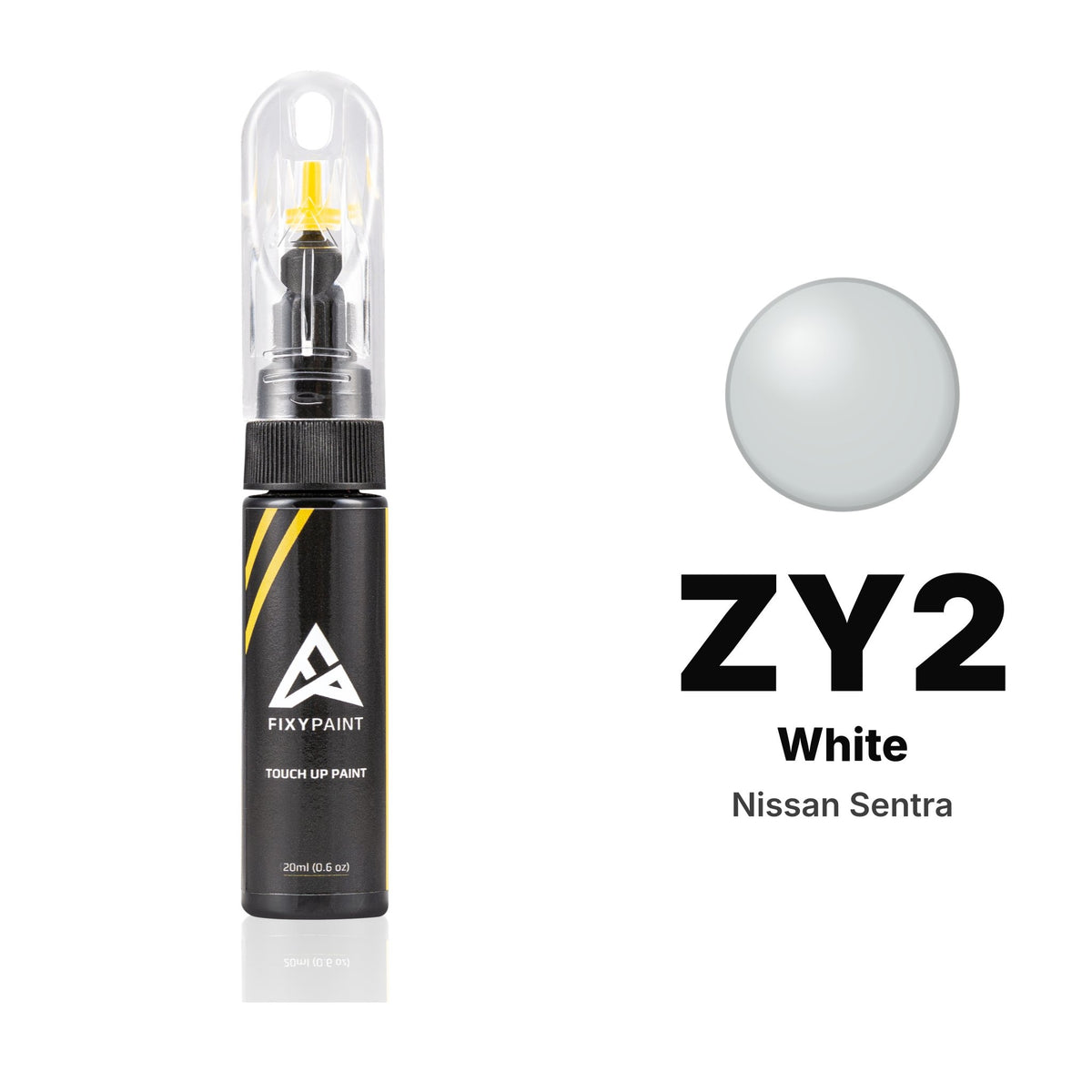 Touch-up paint for Nissan Sentra ZY2 White, Basic kit