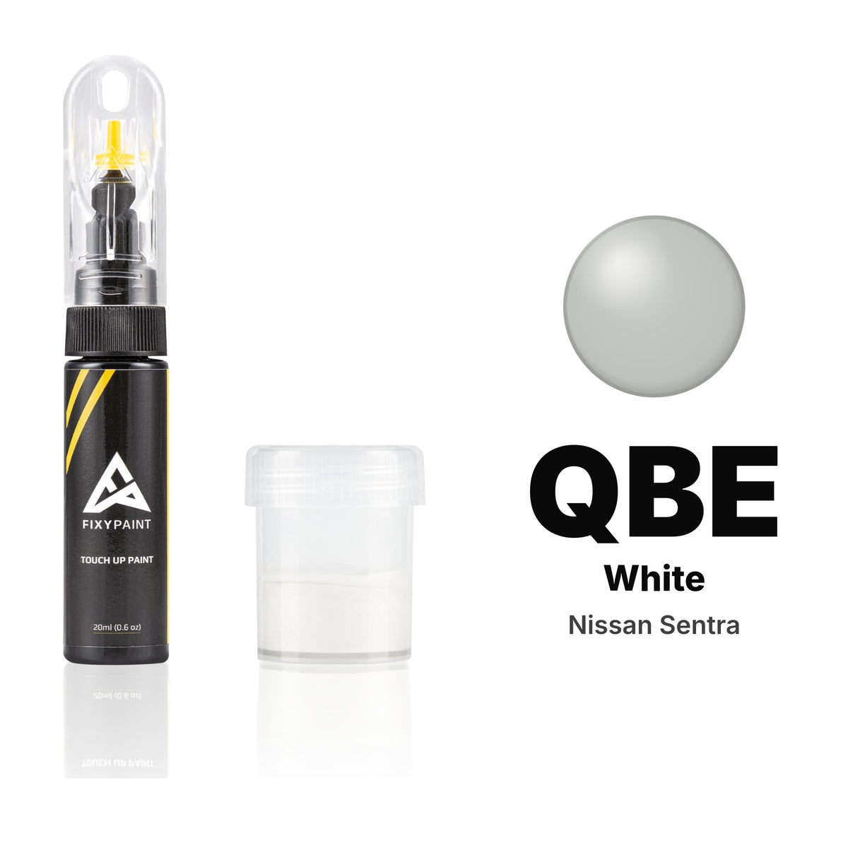 Touch-up paint for Nissan Sentra QBE White, Standard kit