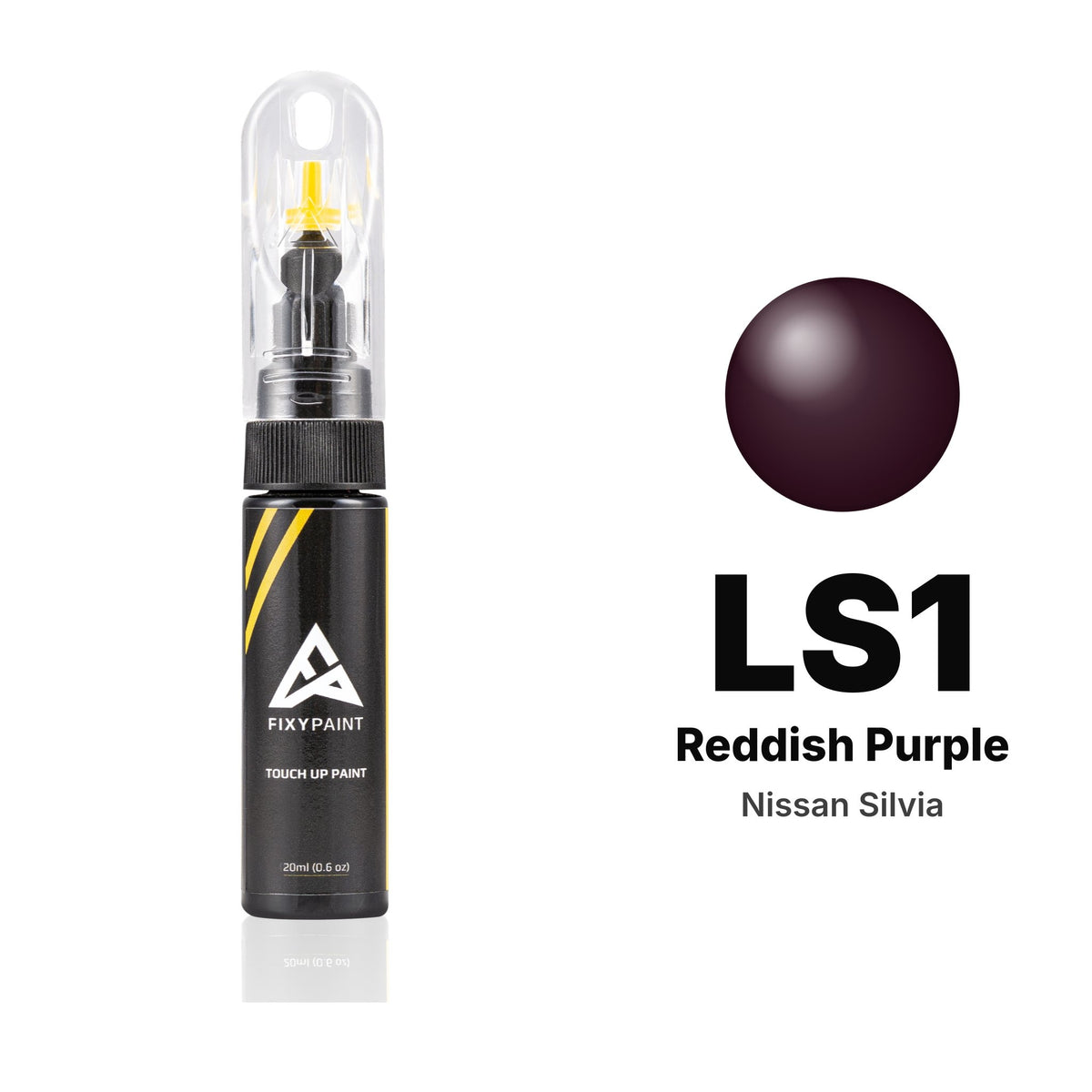 Touch-up paint for Nissan Silvia LS1 Reddish Purple, Basic kit