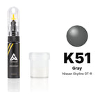 Pintura de retoque para Nissan Skyline GT-R – K51 Gray (2007), kit Estándar