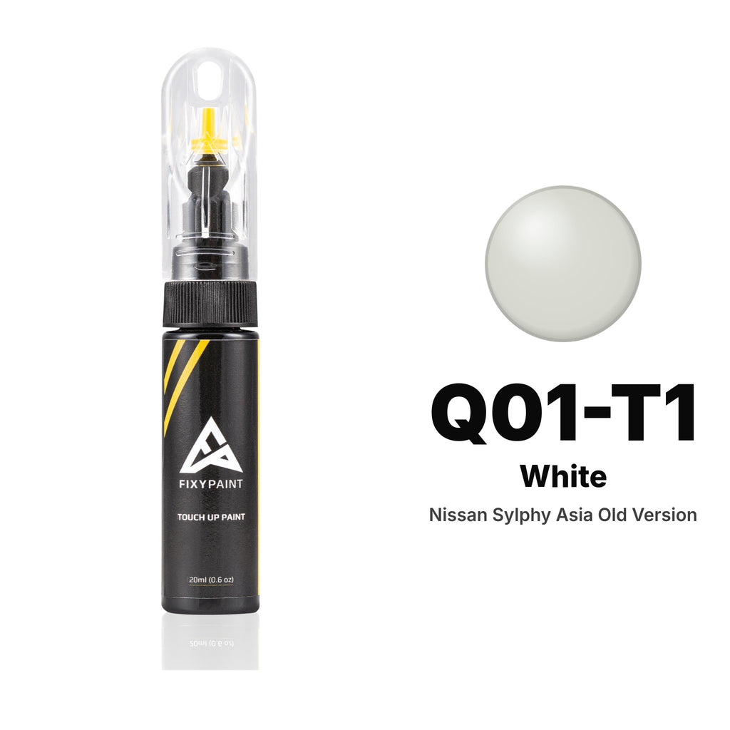 Peinture de retouche pour Nissan Sylphy Asia Old Version – Q01-T1 White (2005), kit Basique